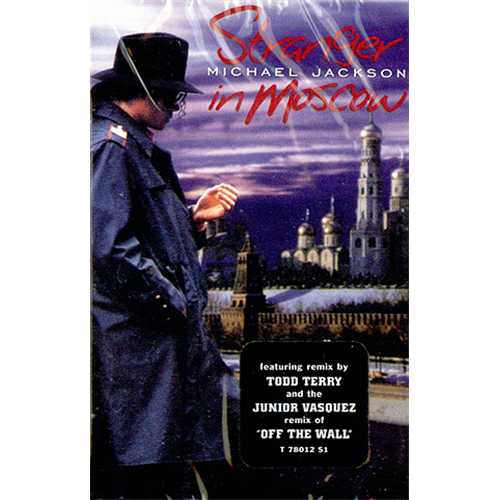 Michael Jackson Stranger In Moscow US cassette single (90934)